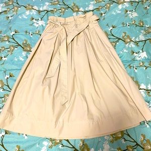 H&M flared skirt with tie